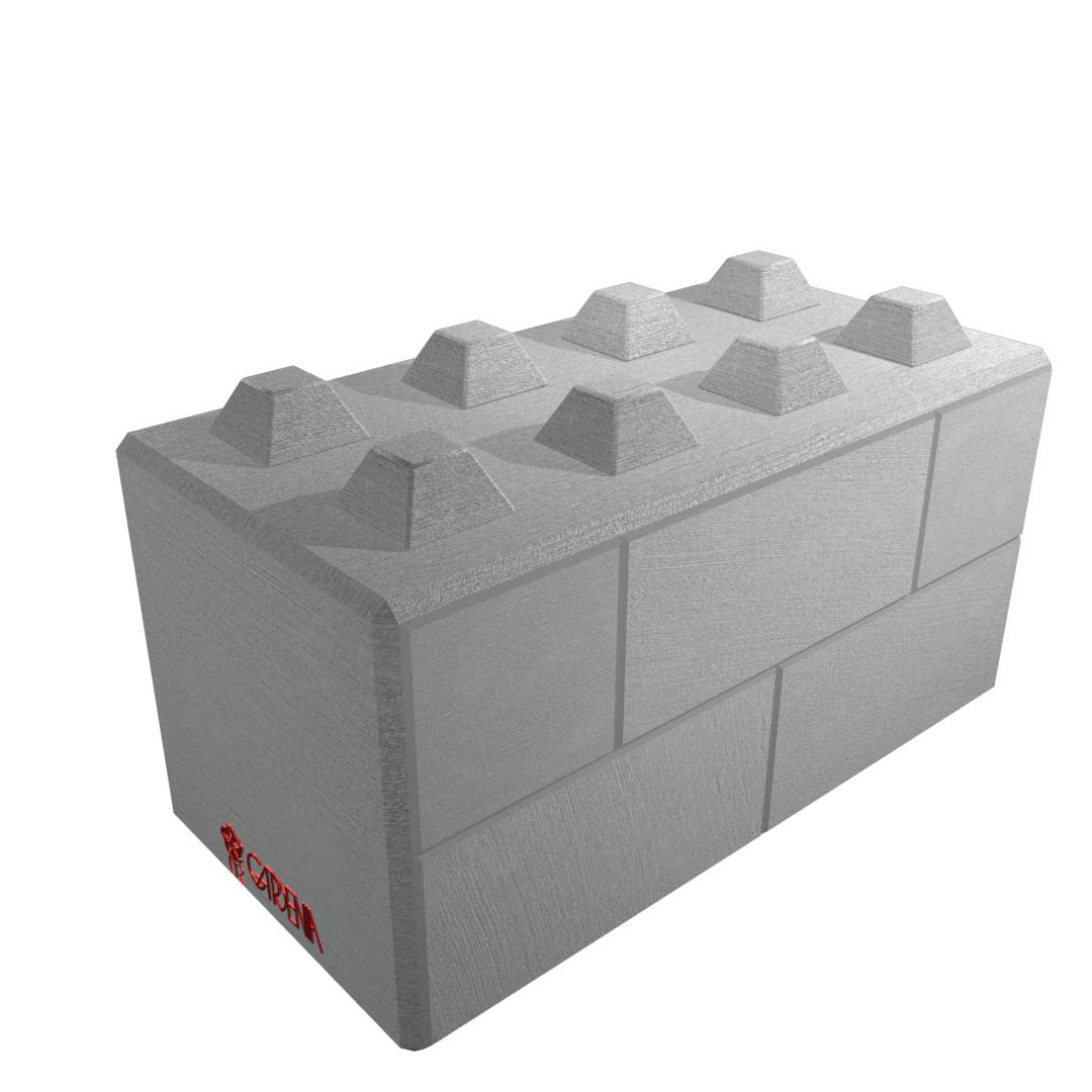 Blocchi in calcestruzzo stampato