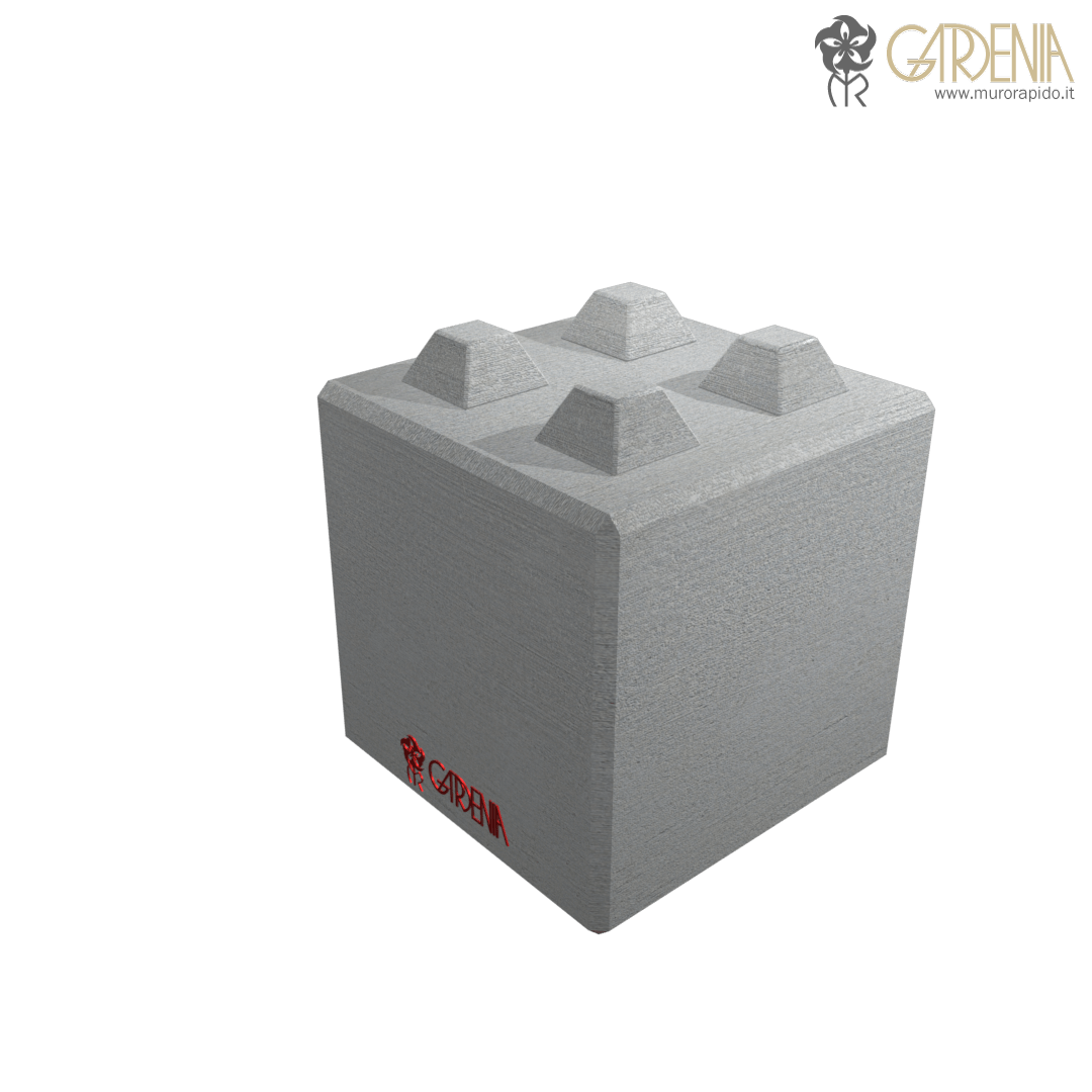 Blocco in calcestruzzo Blocco di cemento.
