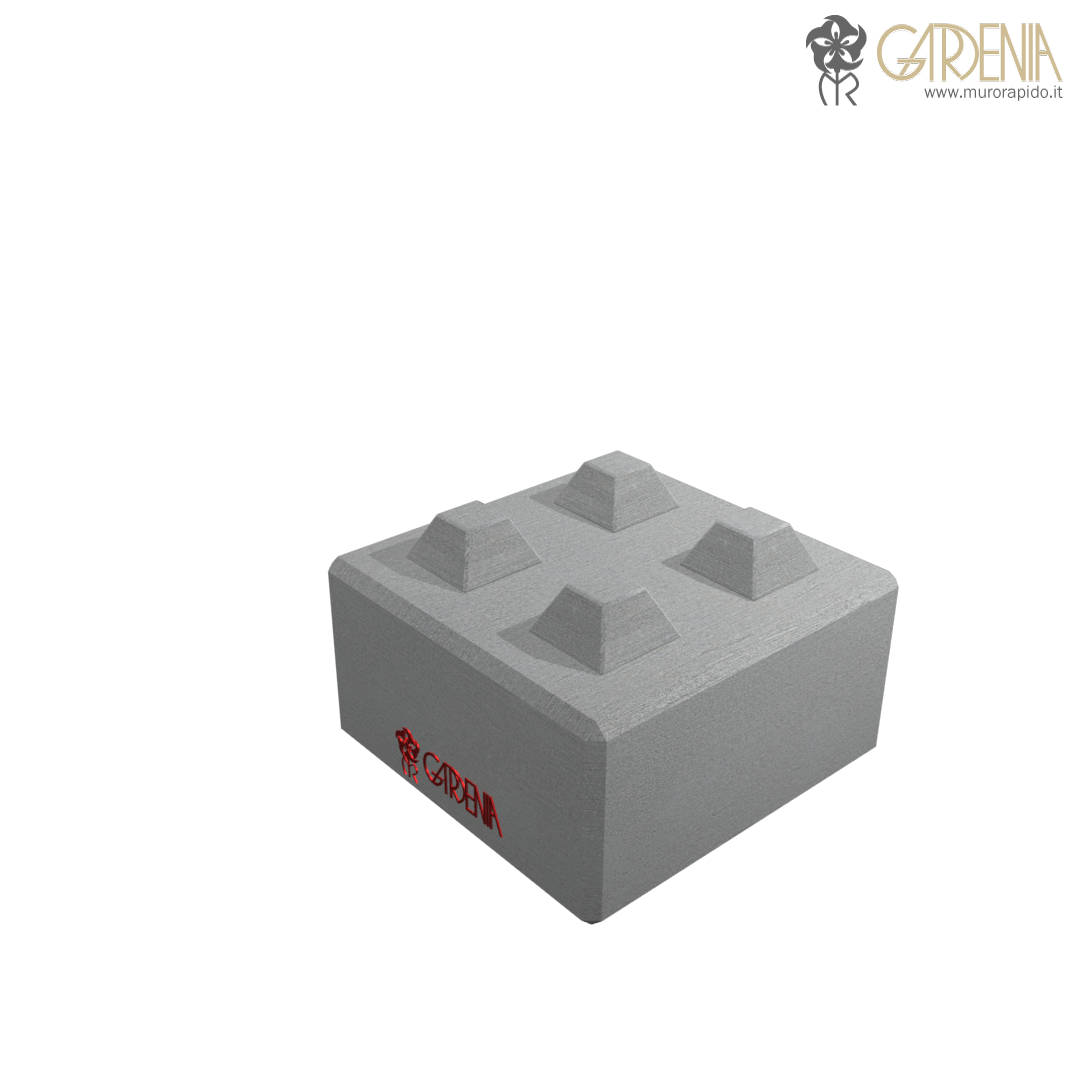 Blocco in calcestruzzo Blocco di cemento.
