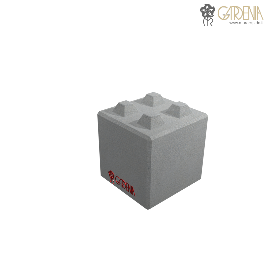 Blocco in calcestruzzo Blocco di cemento.
