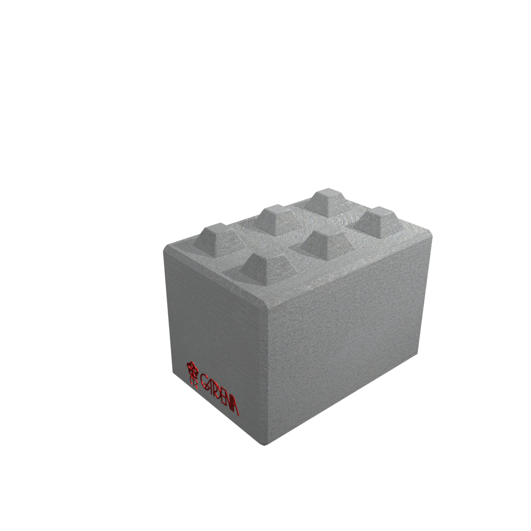 Blocco in calcestruzzo Blocco di cemento.
