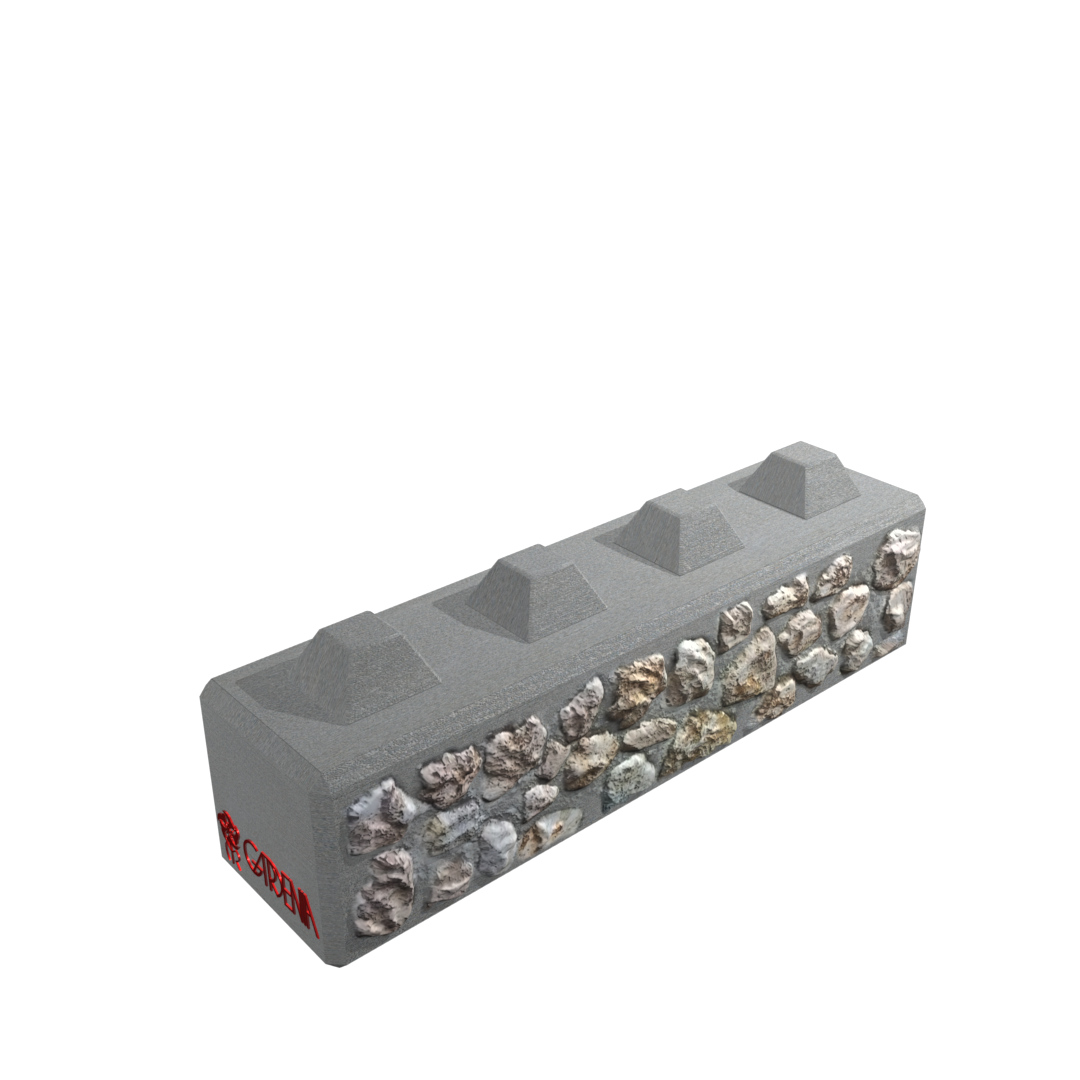 Blocco in calcestruzzo e pietra Blocco in calcestruzzo e pietra