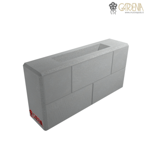 Blocco fioriera in calcestruzzo stampato