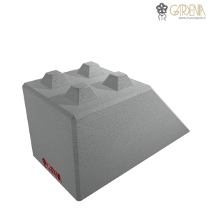 Blocco a taglio obliquo in calcestruzzo