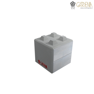 Blocco in calcestruzzo, stampato e bocciardato