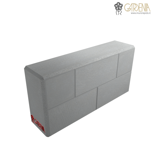 Blocco a superficie liscia in calcestruzzo stampato