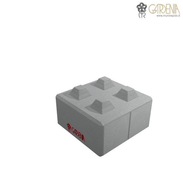 Blocco in calcestruzzo stampato