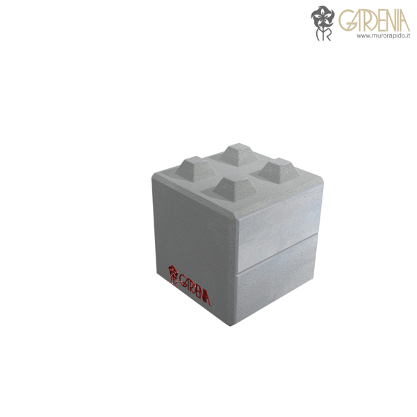 Blocco in calcestruzzo, stampato e bocciardato